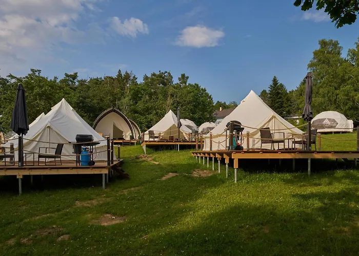 Luxussátor Glamping Slapy